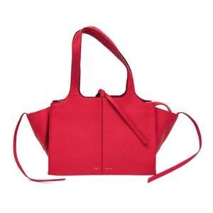 Celine Trifold Small Tote Bag Women's Leather Shoulder Bag,Tote Bag Red Color